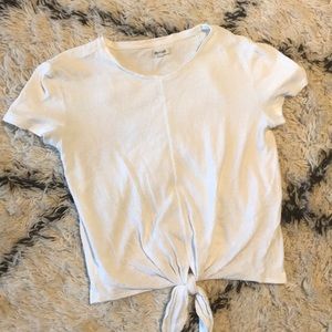 Madewell tie blouse